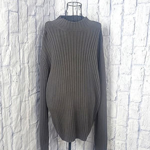 ROUTE‎ 66 Knit Men's Mock Neck Army Green Sweater XL/EG